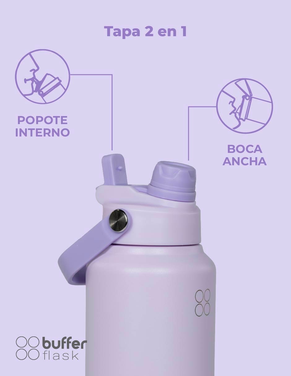 Termo de acero inoxidable Balandra con tapa doble rosca 1 L 4