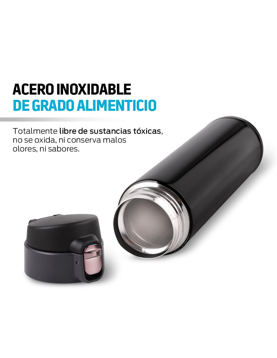 de Acero inoxidable Hermético con tapa Push pull 6