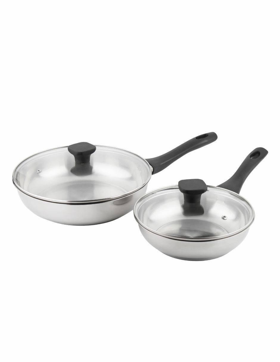 Set de sartenes sante de acero inoxidable 4 piezas 9