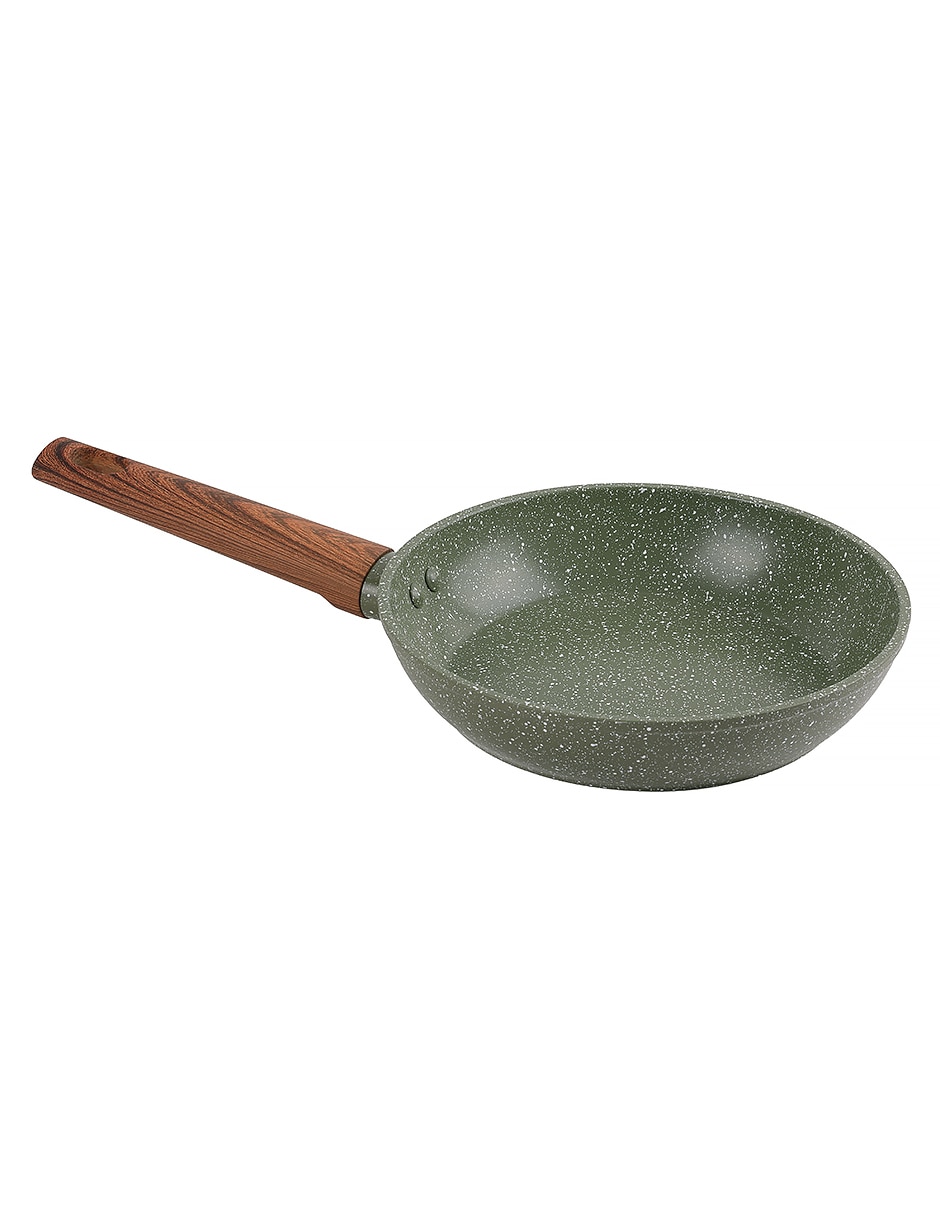 Sartén Verde Olivo de Aluminio forjado 3