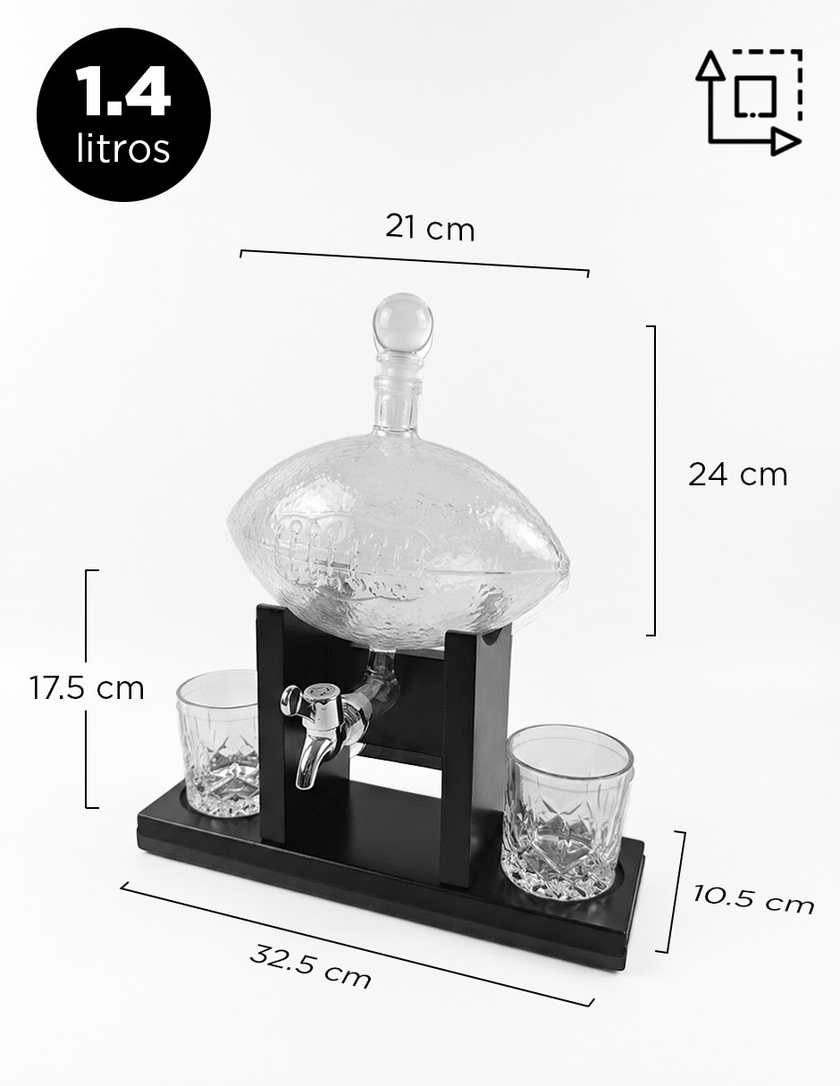 Decantador de borosilicato 7