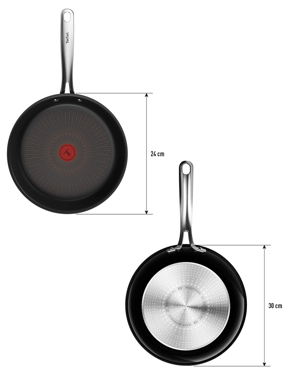 Set de sartenes excellence de aluminio 2 piezas 2