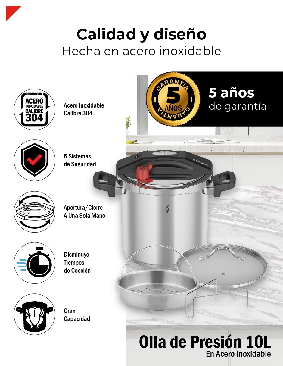 Olla presión especialidad y ollas 9