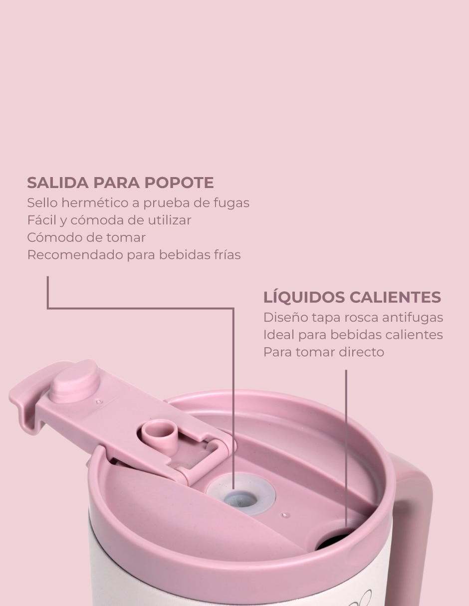 Termo buffer de acero inoxidable con tapa rosca 1200 ml