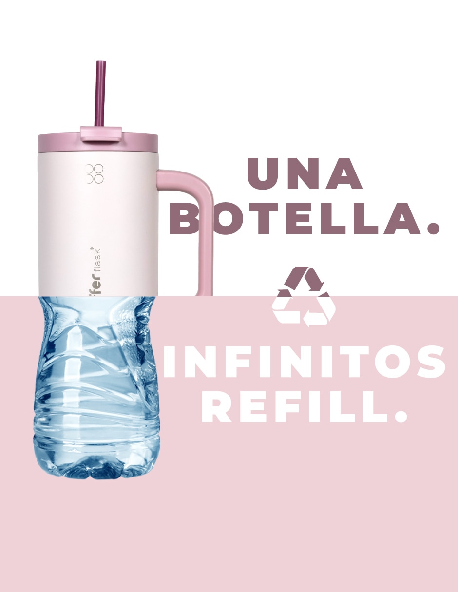 Termo buffer de acero inoxidable con tapa rosca 1200 ml