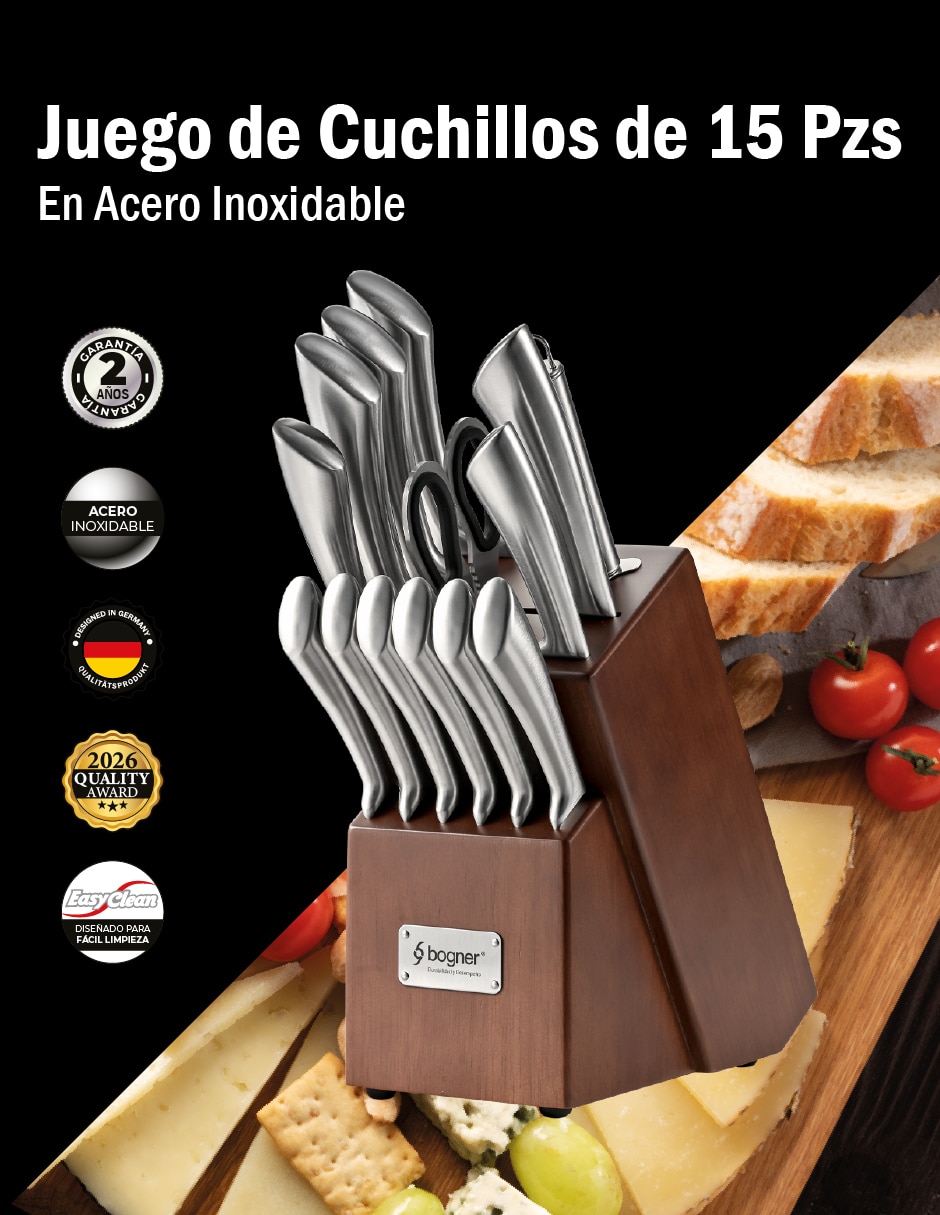 Bloque para cuchillos 15 piezas 2