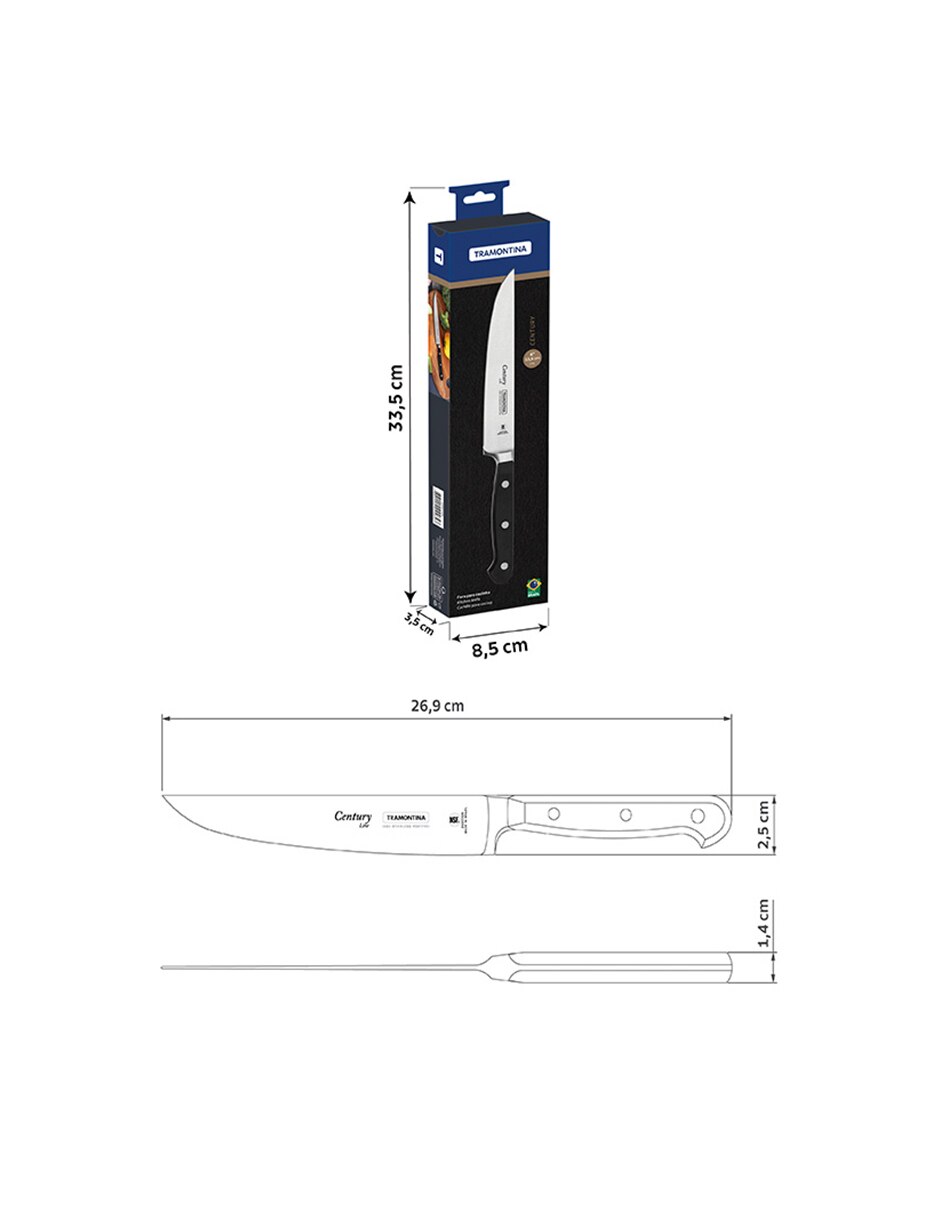 Cuchillo multiusos Century 4