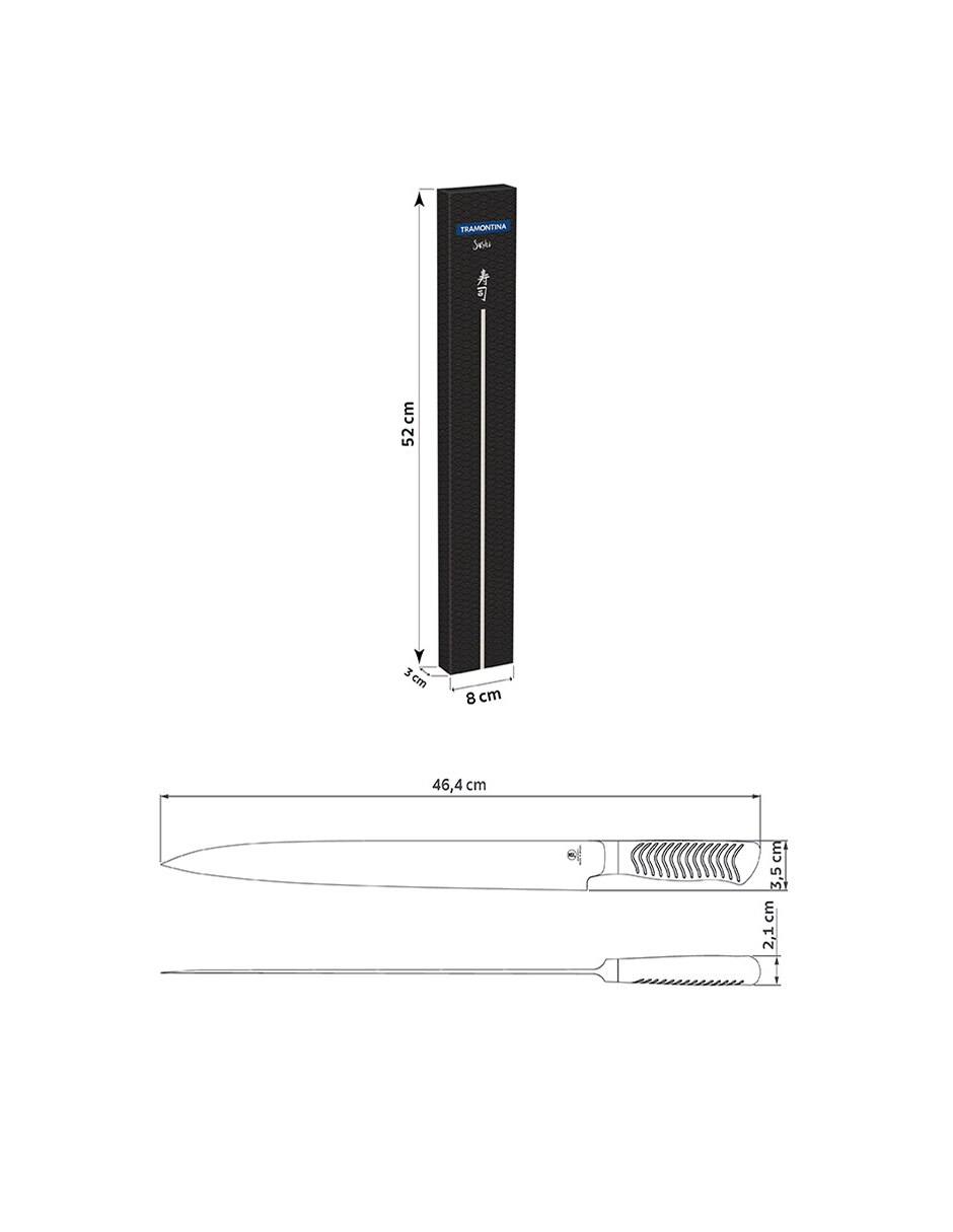 Cuchillo multiusos Sushi Daimond 8