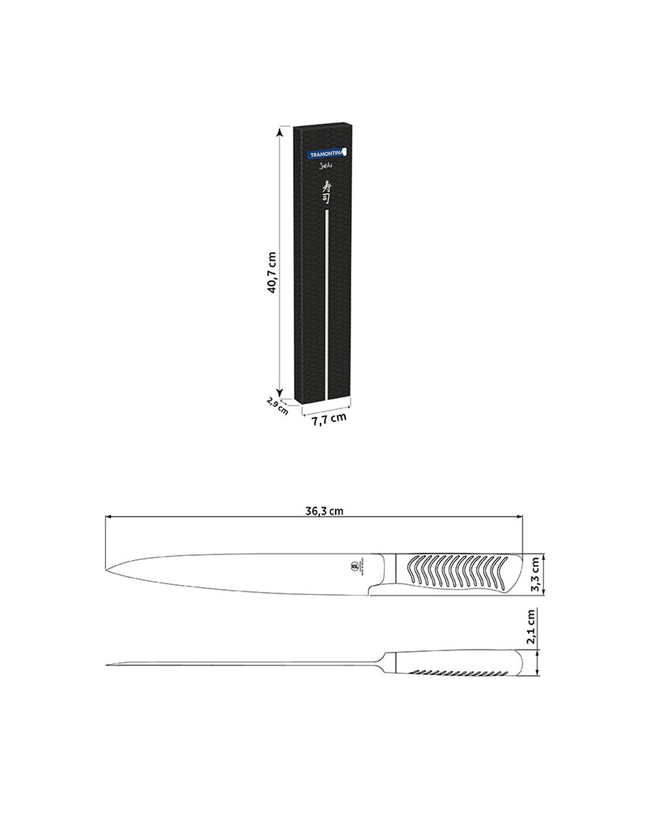 Cuchillo fileteador Sushi Diamond 8