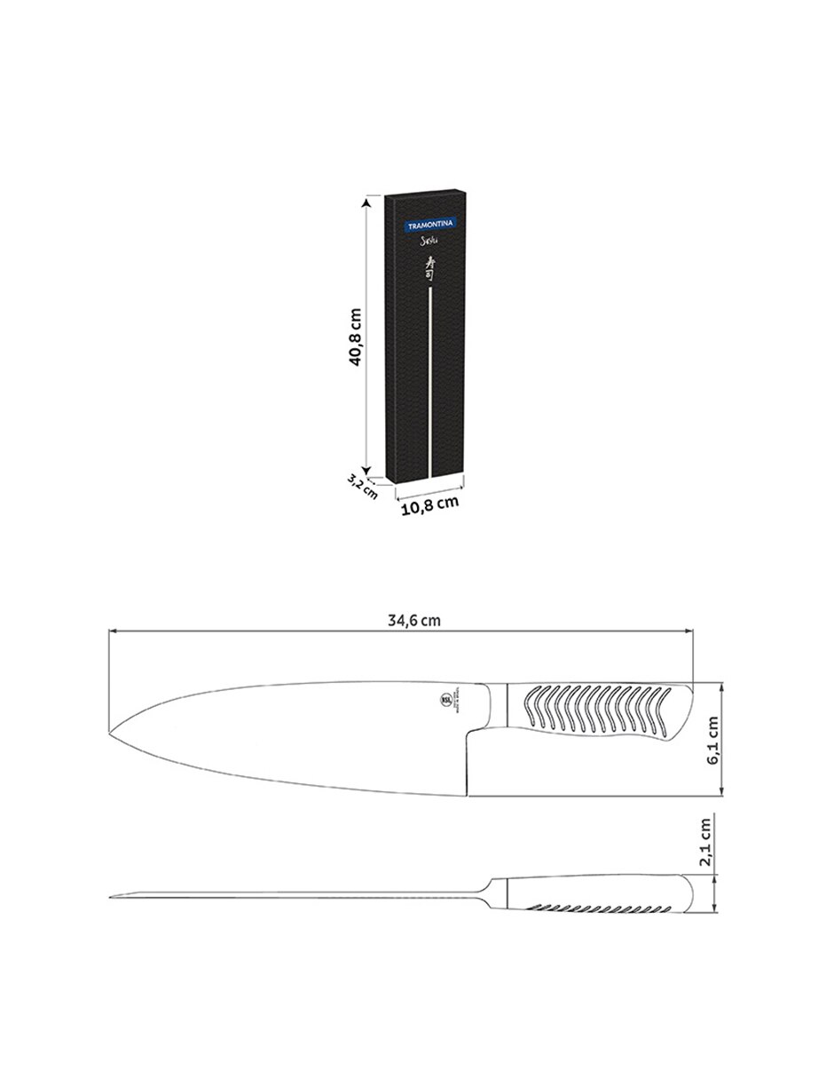 Cuchillo multiusos Sushi Daimond 5