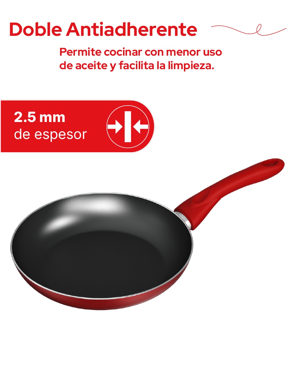 Sartén red de aluminio 6