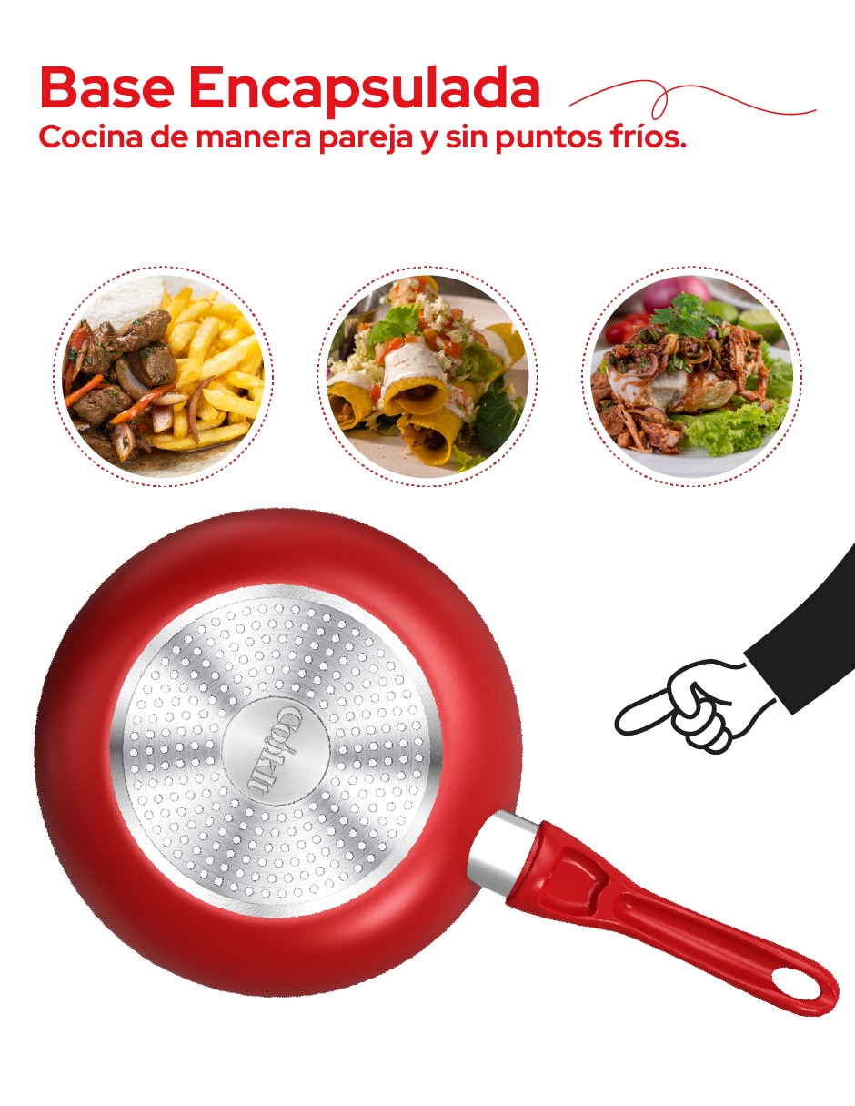 Sartén red de aluminio 8