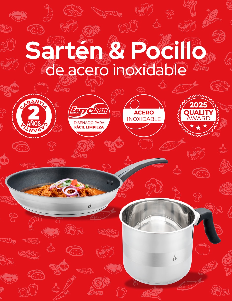 Sartén de acero inoxidable 2