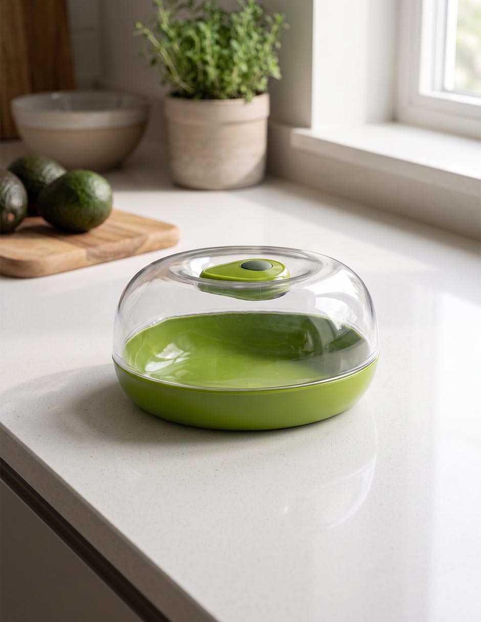 Porta aguacate de plástico 2 piezas