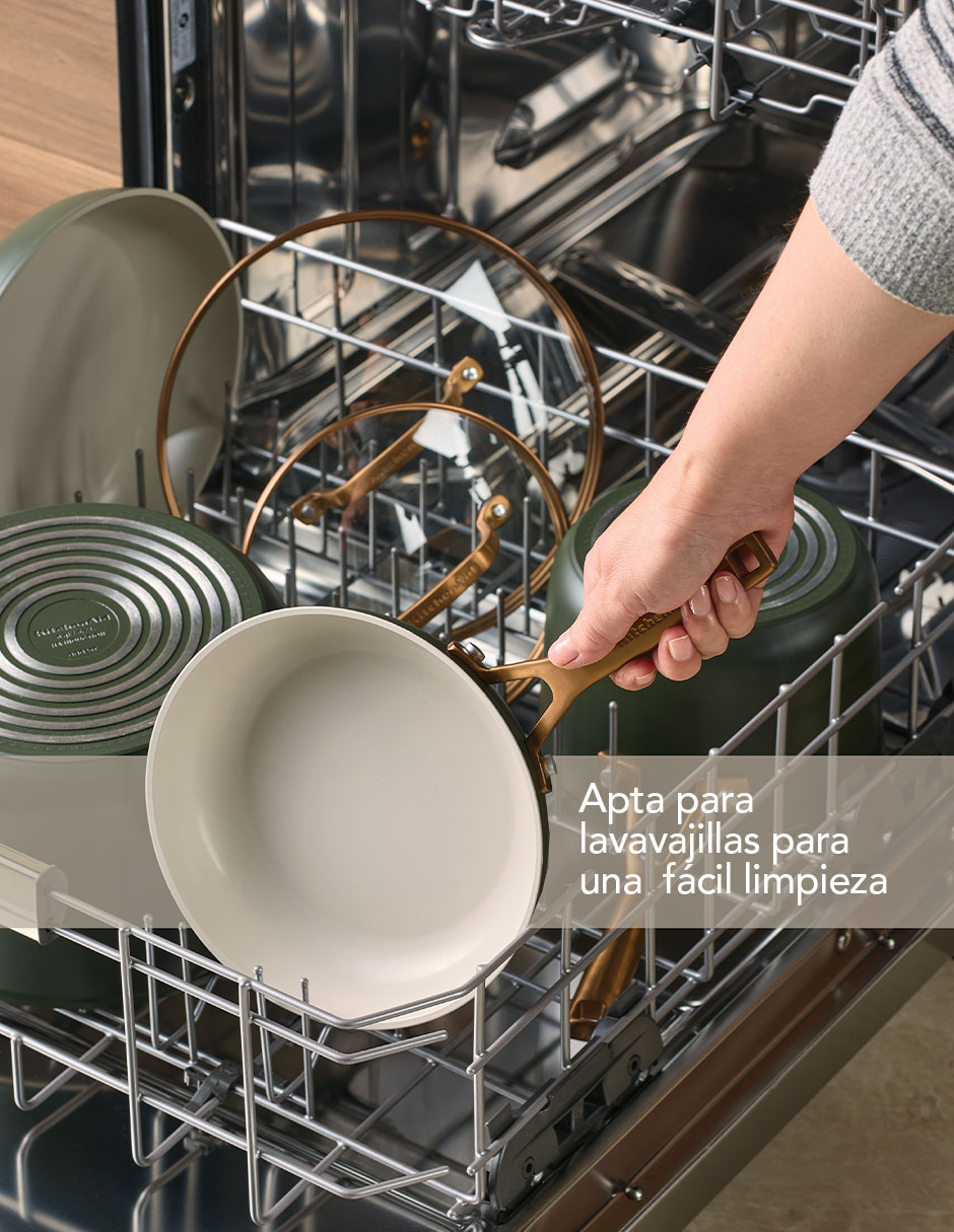 Batería de cocina 84470 de aluminio anodizado antiadherente cerámica 12 piezas 5