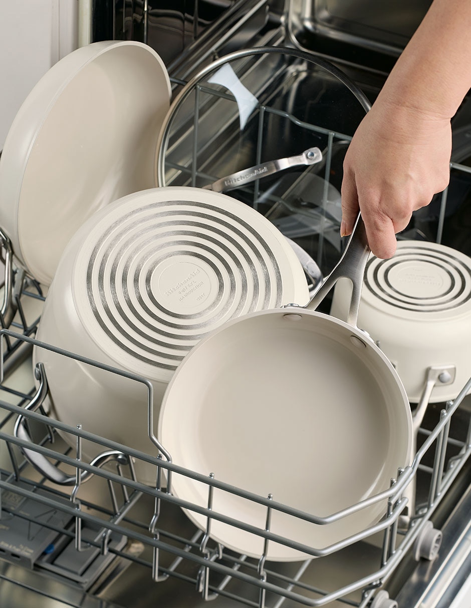 Batería de cocina 84784 de aluminio anodizado antiadherente cerámica 10 piezas piezas 12