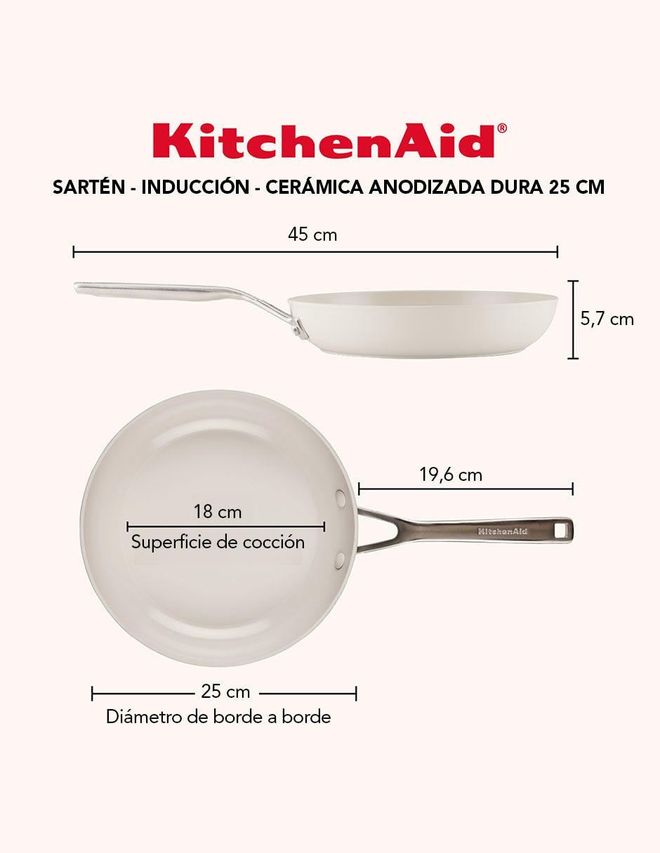 Set de sartenes de aluminio anodizado 2 piezas 5