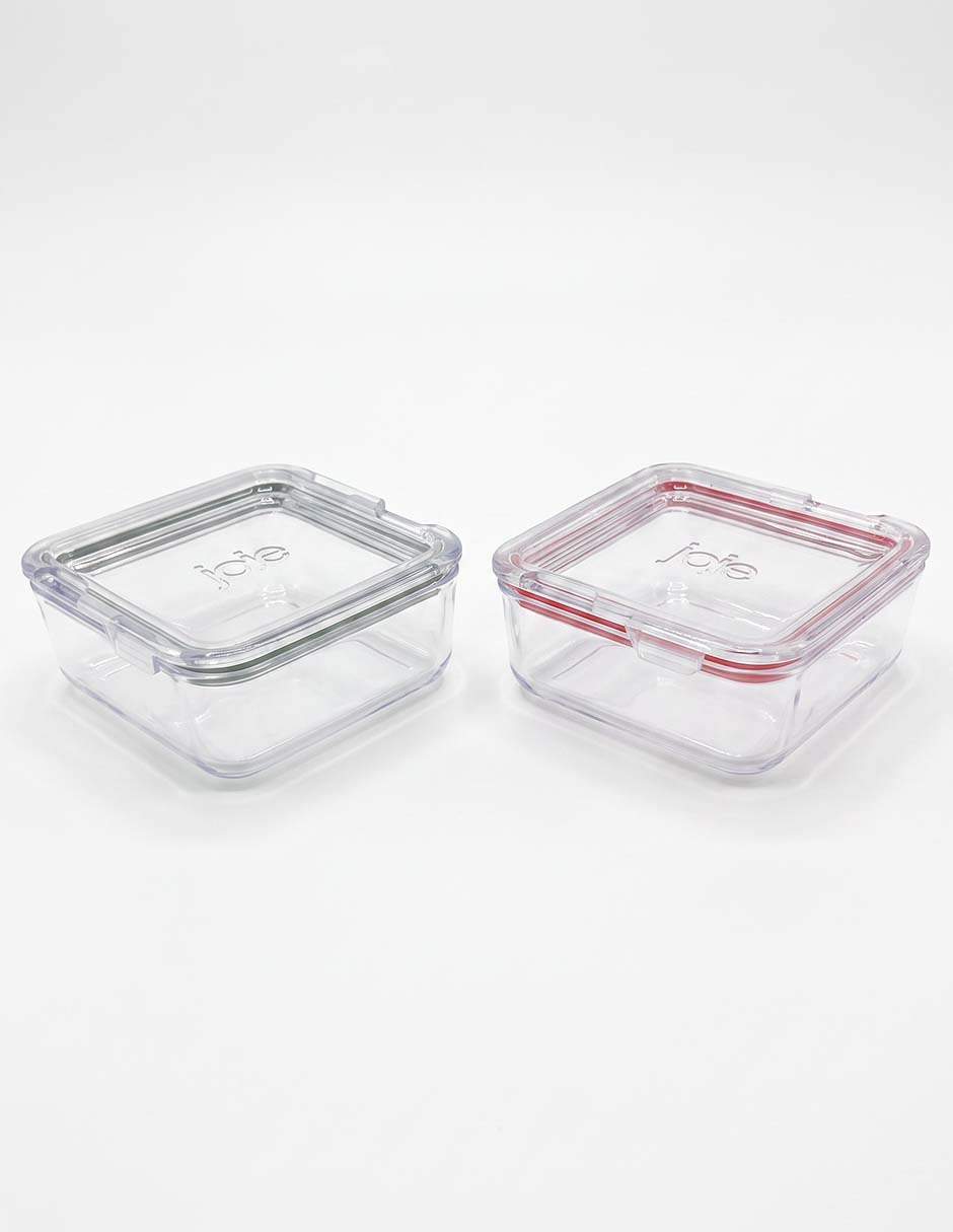 Set contenedores para sándwich de plástico 4 piezas 1