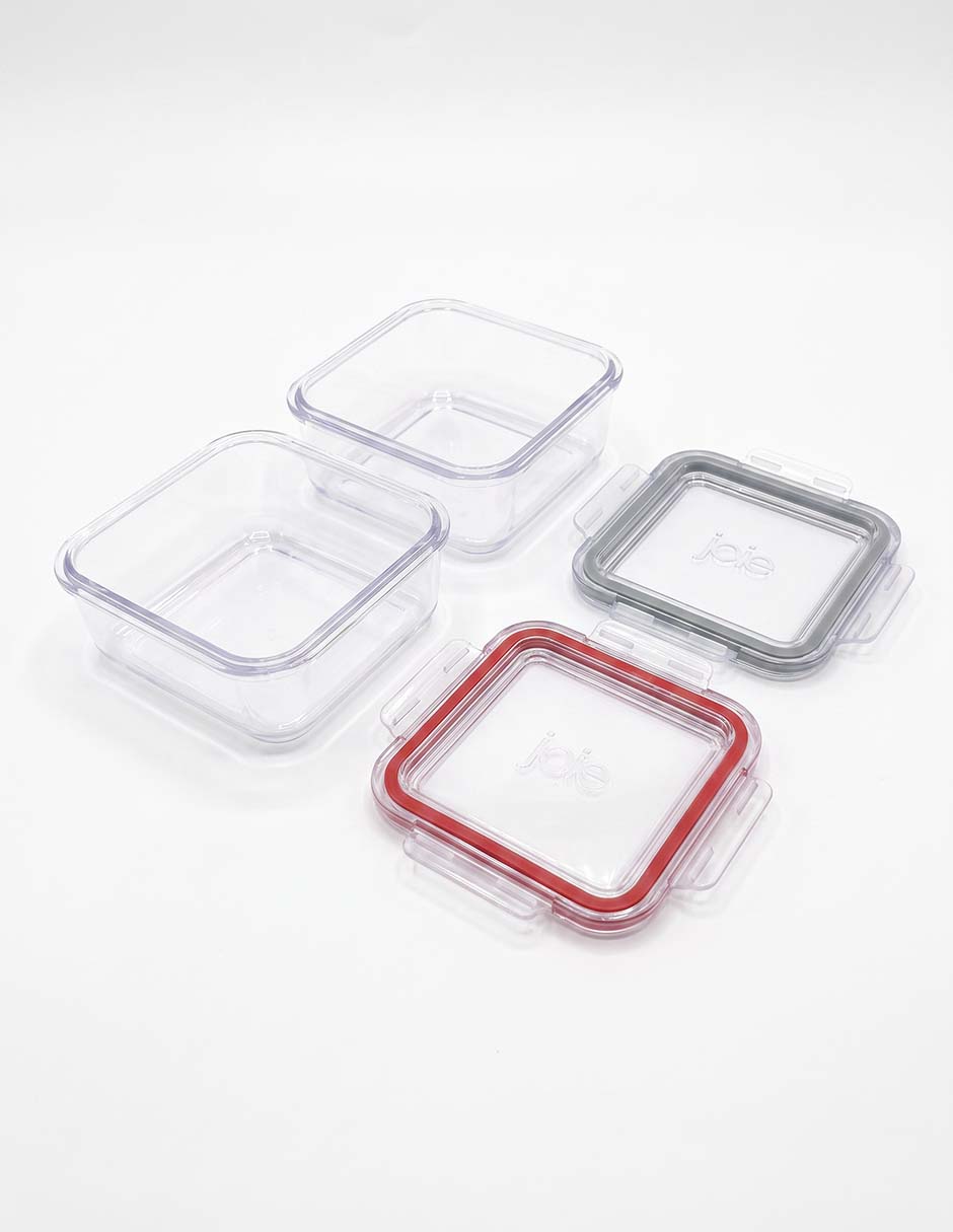 Set contenedores para sándwich de plástico 4 piezas 2