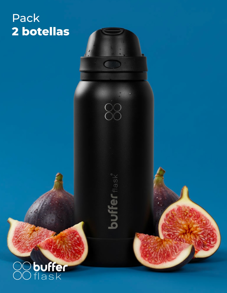 Set termo de acero inoxidable praslin x2 con tapa doble rosca 6