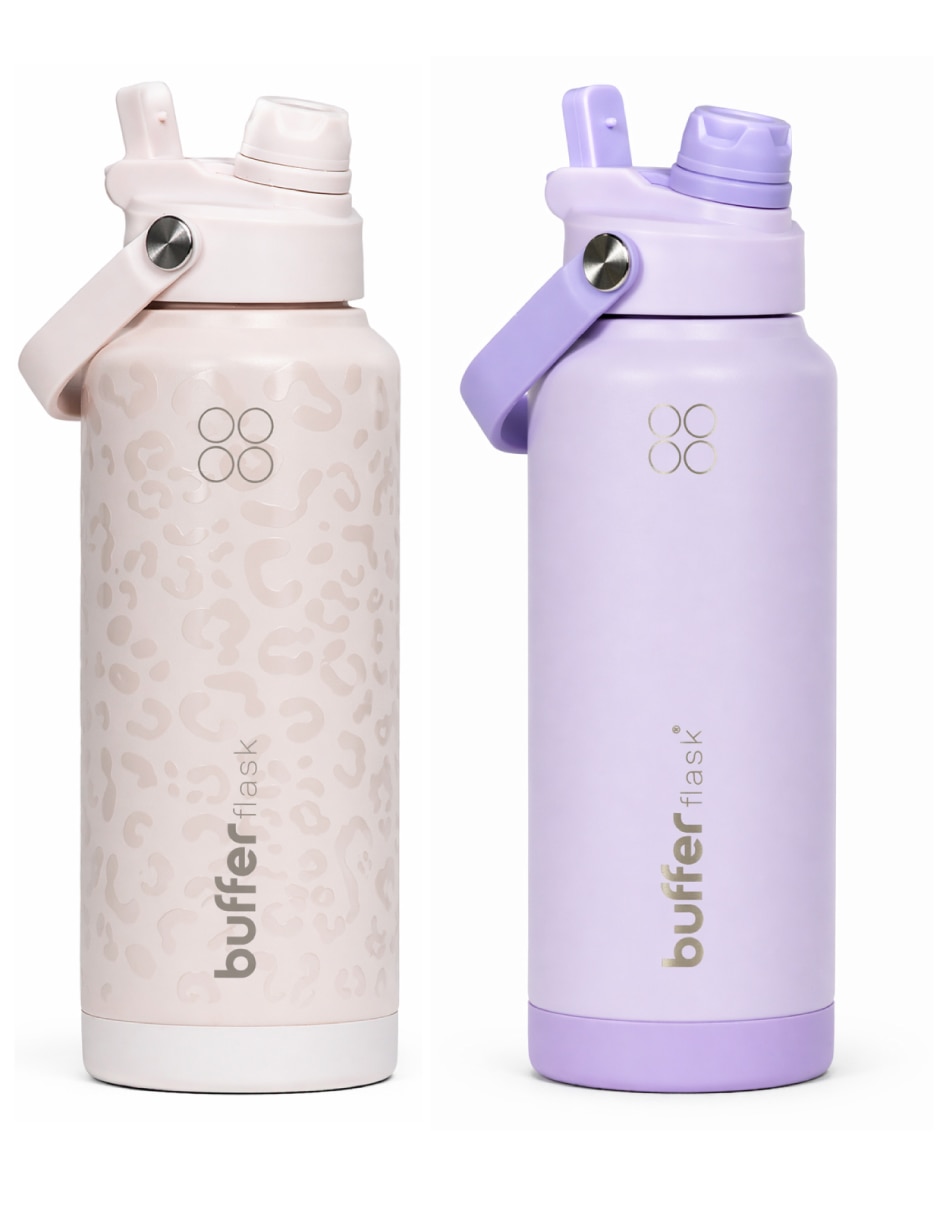 Set termo de acero inoxidable Balandra X2 con tapa doble rosca Set termo de acero inoxidable Balandra X2 con tapa doble rosca