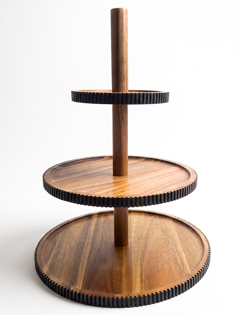 Frutero de madera