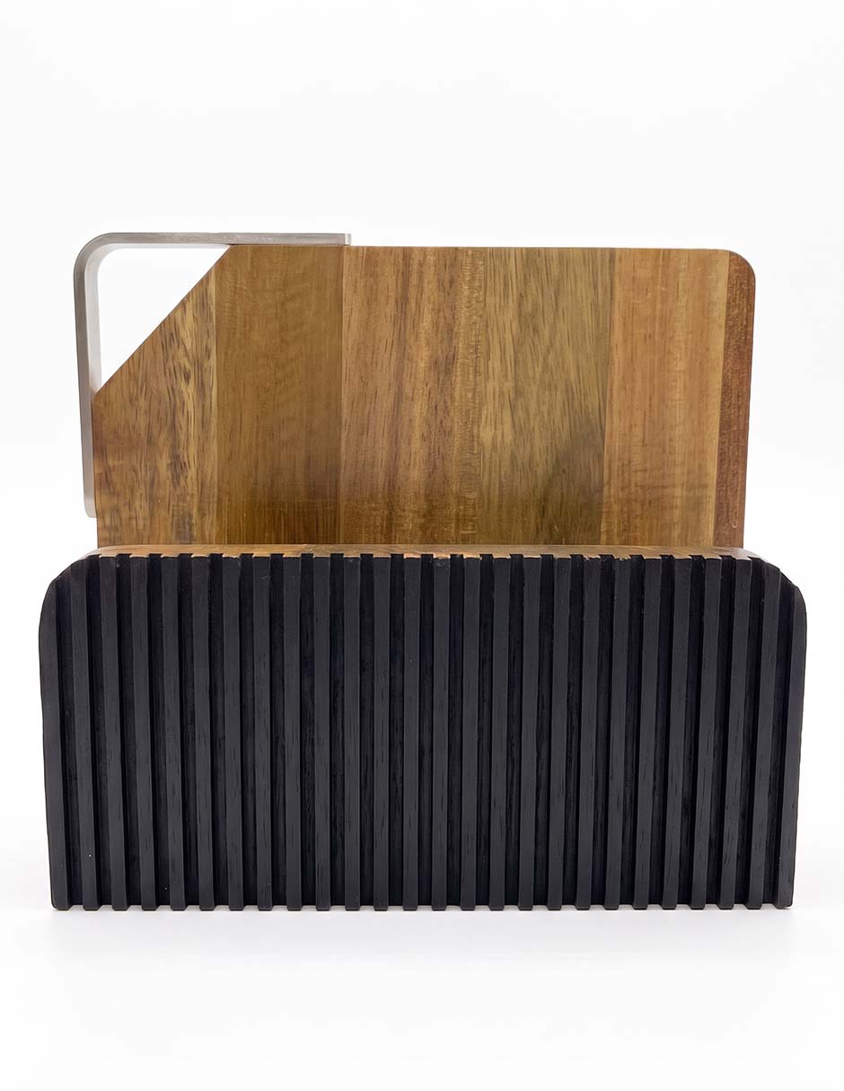 Servilletero de madera