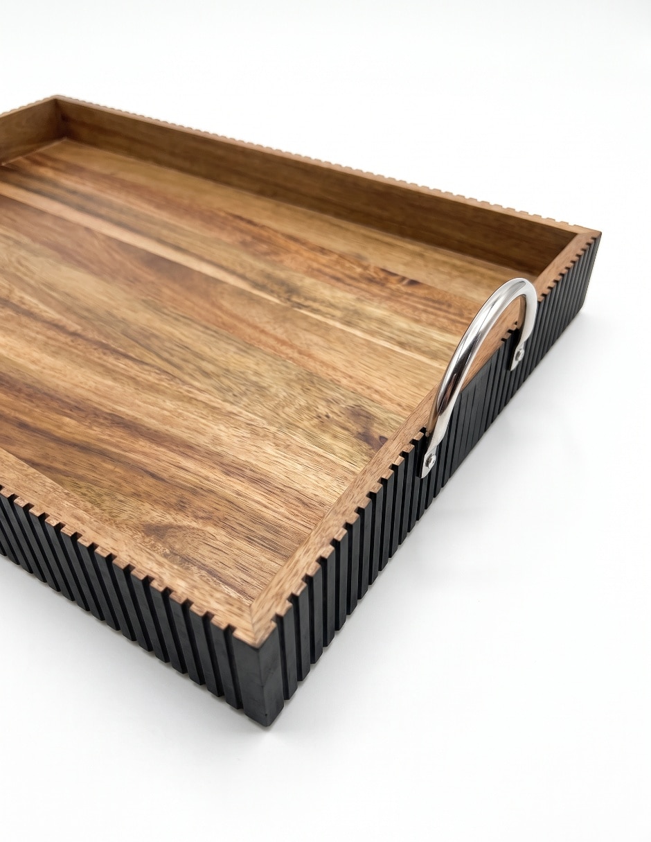 Charola de servicio LEGNA de Madera acacia Lisa 3
