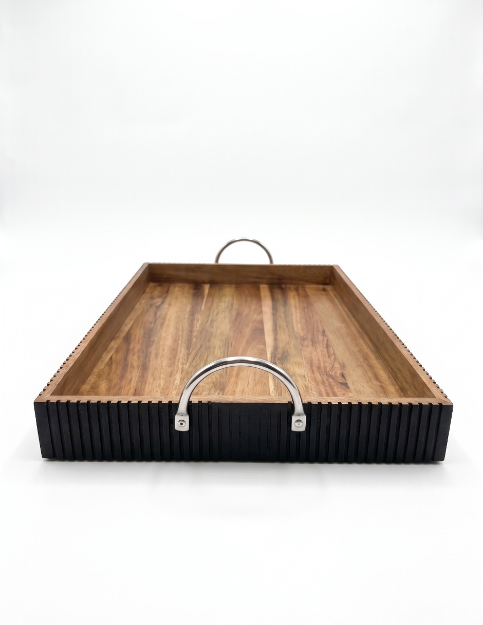 Charola de servicio LEGNA de Madera acacia Lisa 4