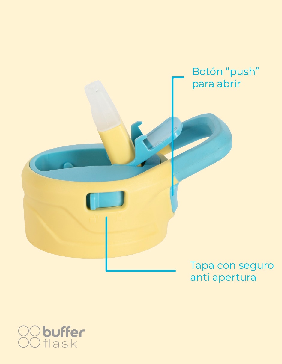 Termo de acero inoxidable con tapa rosca 350 ml 7