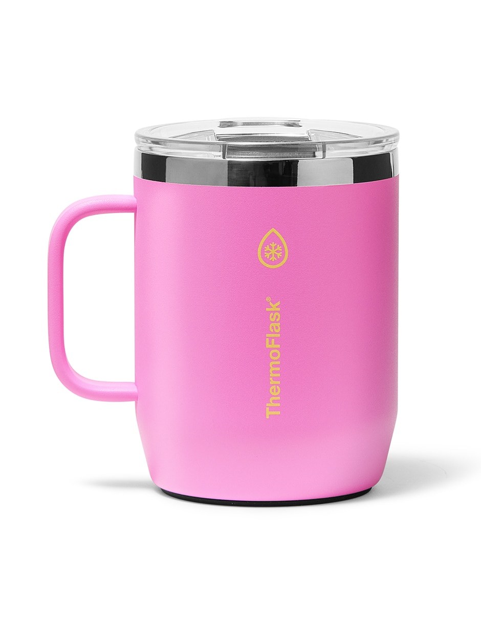 Termo doble pared coffee mug 12oz con tapa push pull Termo doble pared coffee mug 12oz con tapa push pull