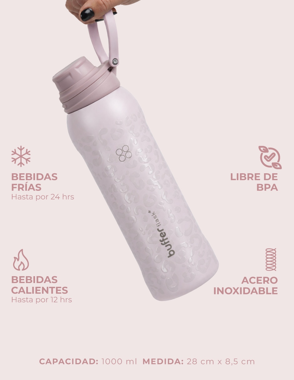 Termo de acero inoxidable Capri con tapa rosca 1 L 3