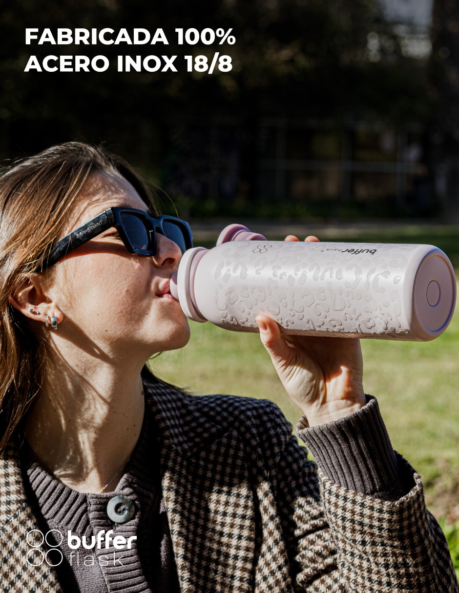 Termo de acero inoxidable Capri con tapa rosca 1 L 8