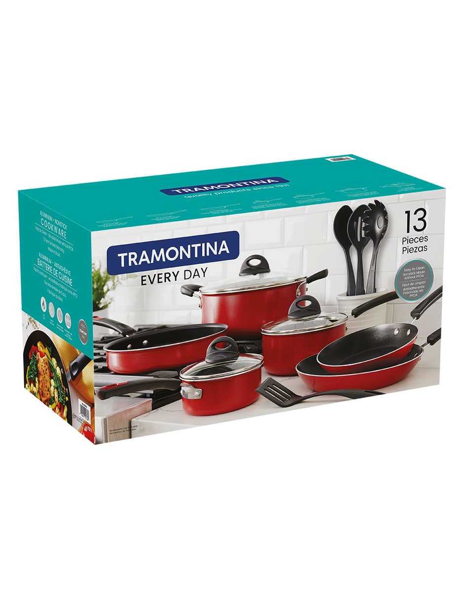Batería de cocina de aluminio antiadherente Starflon Max 13 piezas Batería de cocina de aluminio antiadherente Starflon Max 13 piezas
