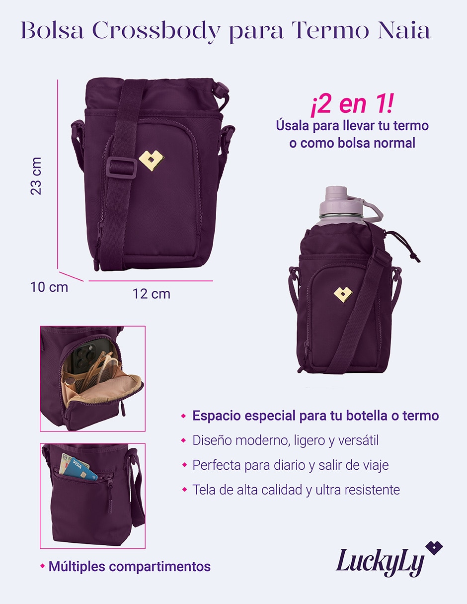 Set termo de acero inoxidable Terry Y Naia con tapa rosca 8