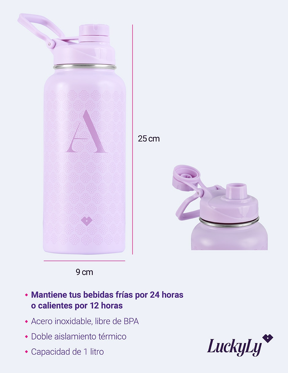 Set termo de acero inoxidable Terry Y Naia con tapa rosca 5