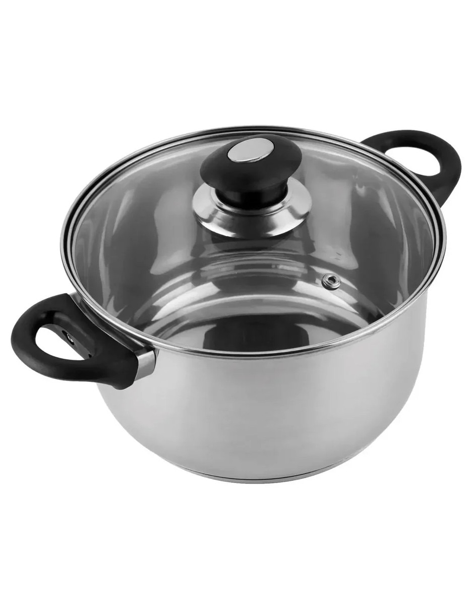 Batería de cocina Monterrey12 de acero inoxidable 12 piezas 3