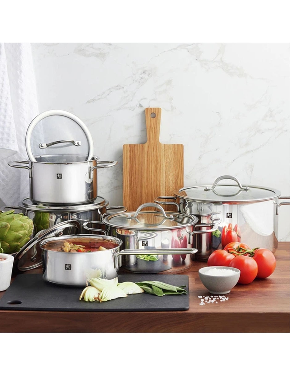Batería de cocina 66330-000 antiadherente sin antiadherente 9 piezas 3