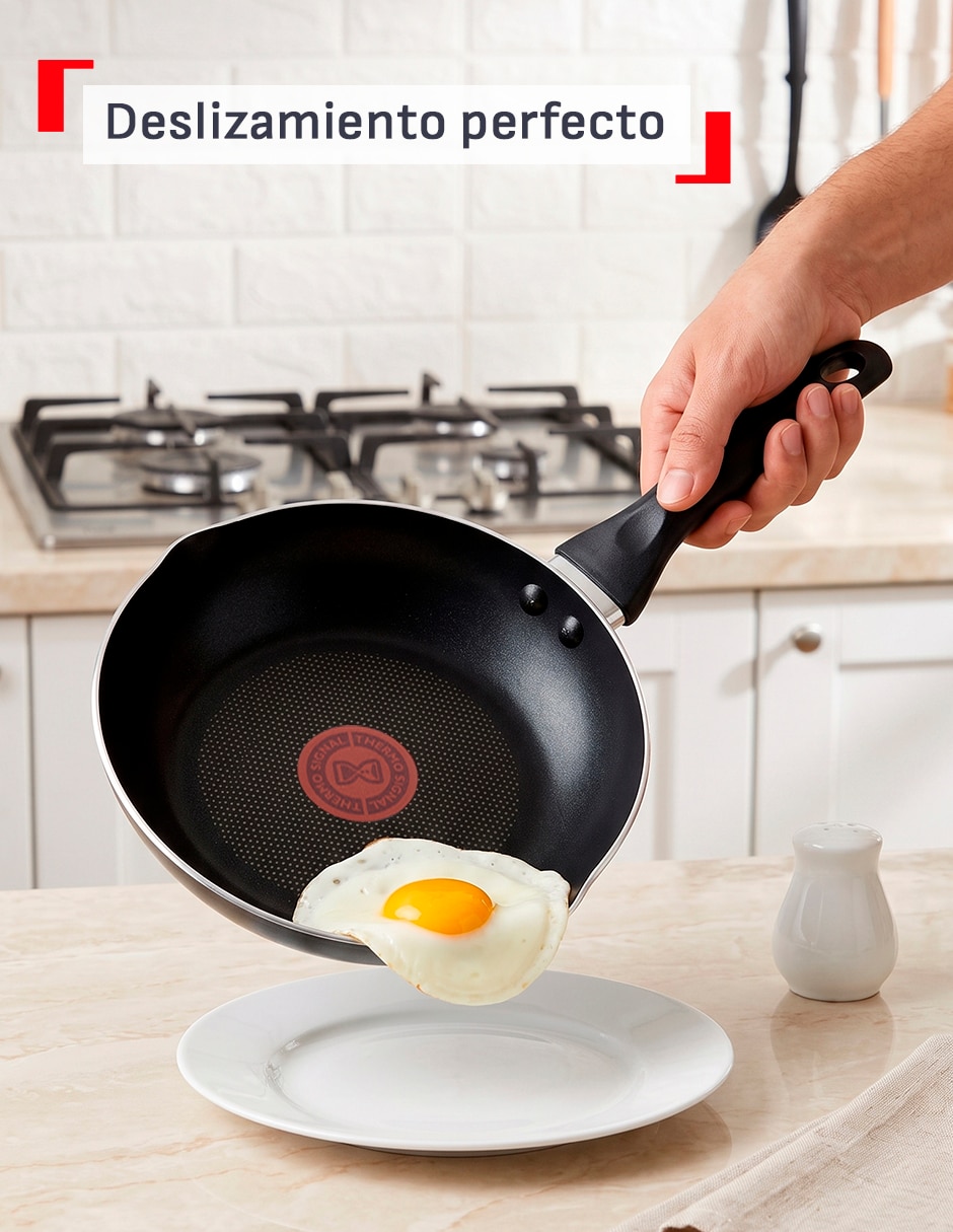 Batería de cocina supercook de aluminio antiadherente titanio 22 piezas 4