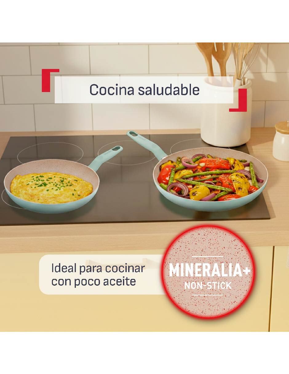 Set de sartenes de aluminio 2 piezas 3