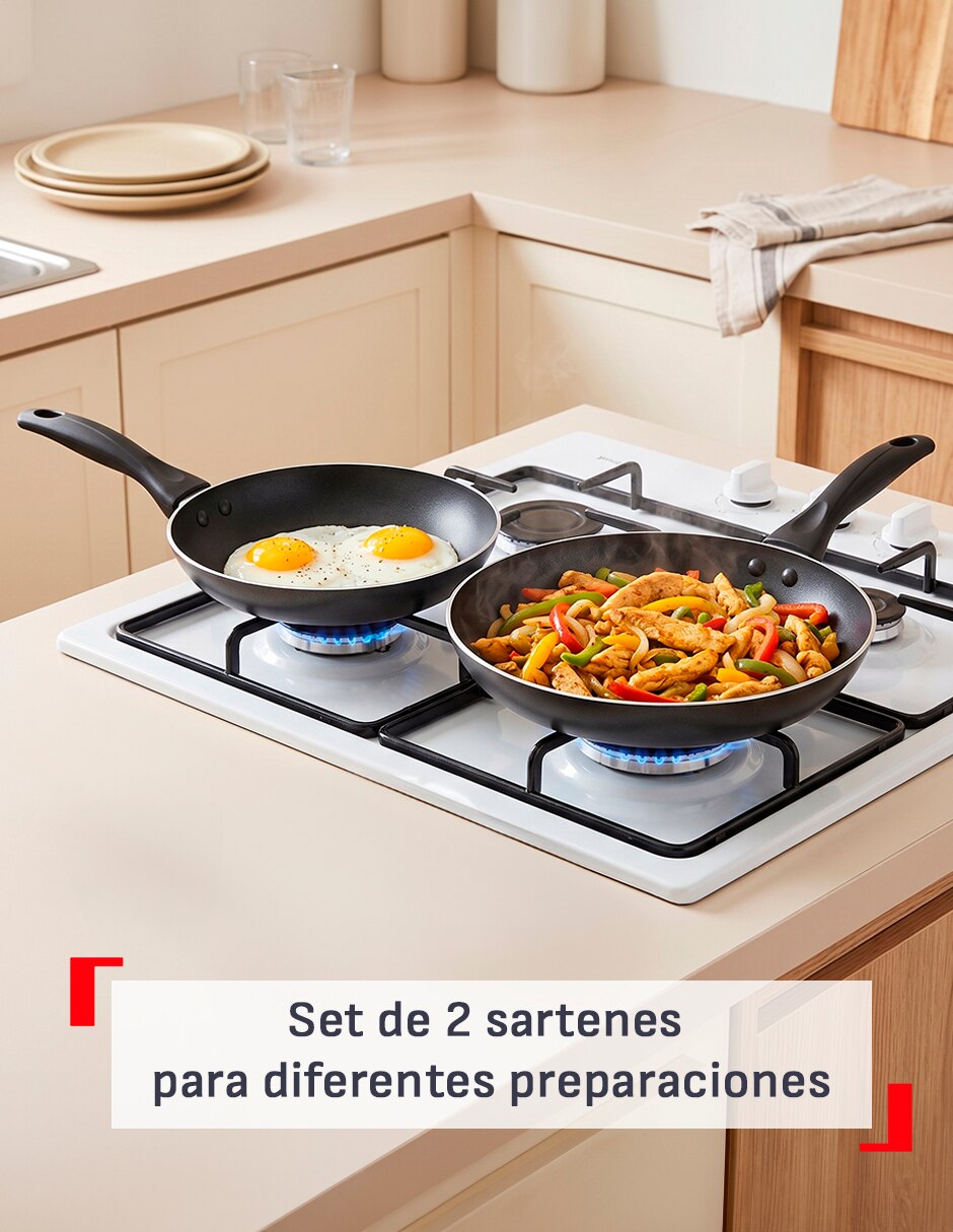 SET SARTENES TFAL FAMILY COOK 2 PZ 4