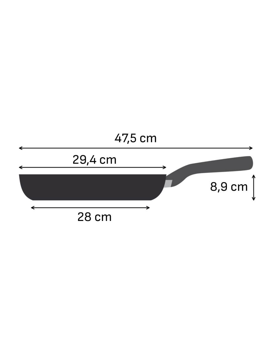 Sartén Extra + de aluminio 4