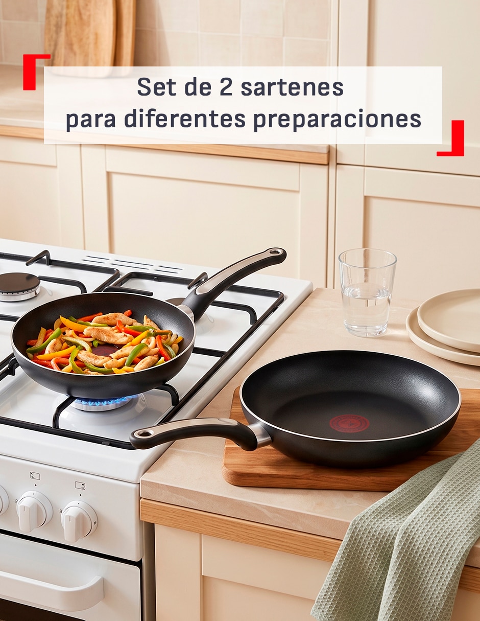 Set de sartenes de aluminio 2 piezas 7