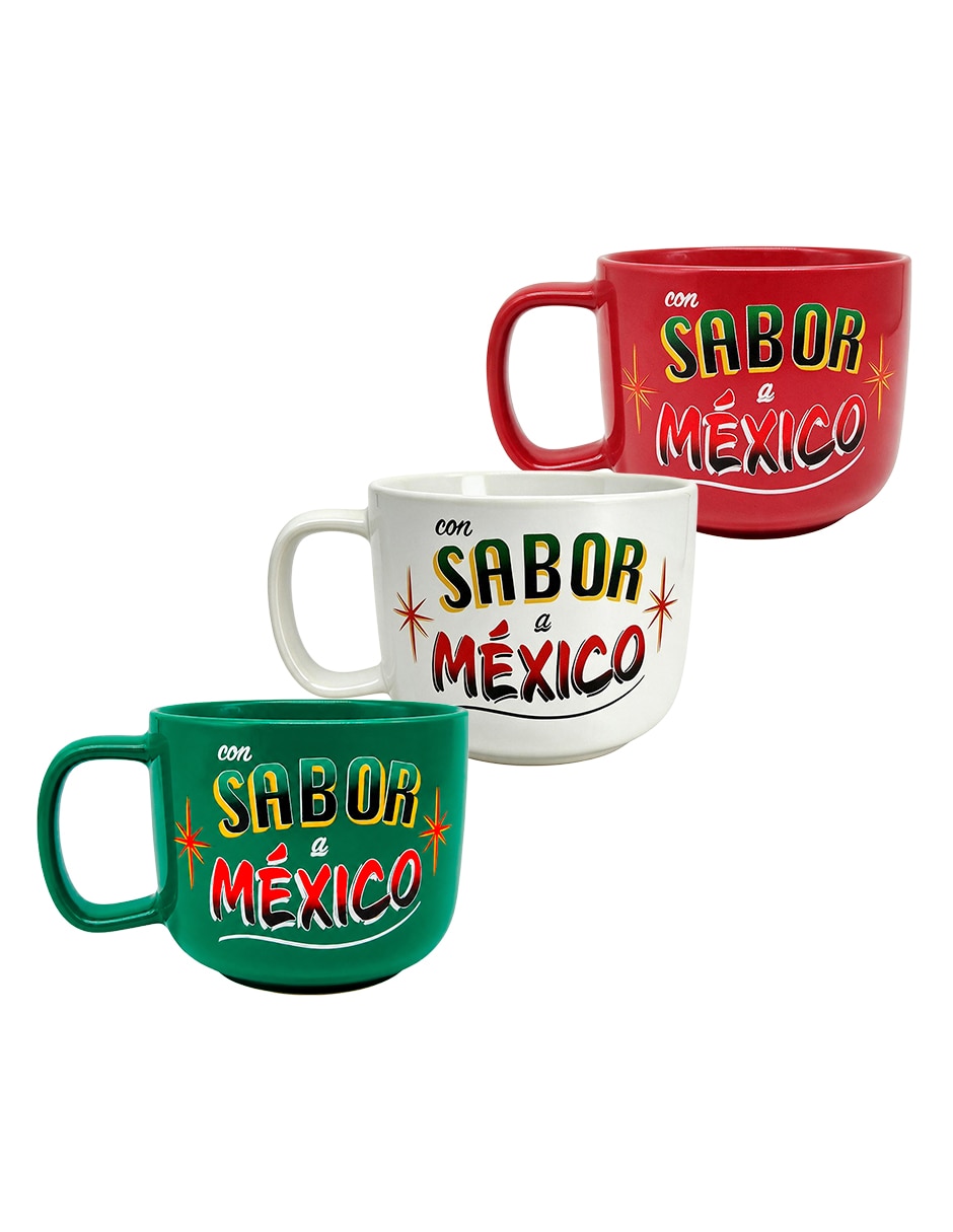 Set de tazas clásica México 3 piezas Set de tazas clásica México 3 piezas