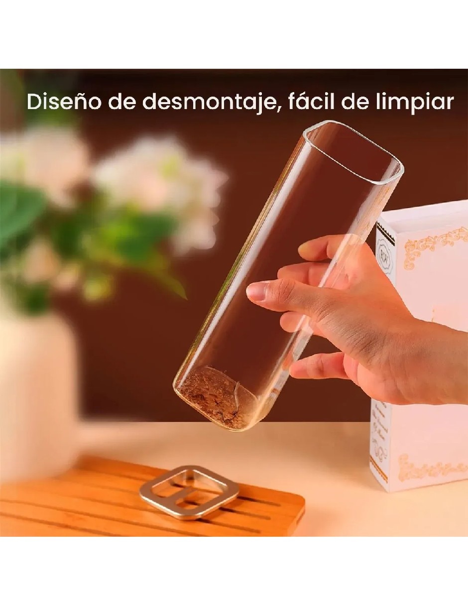 Porta incienso de cristal 2