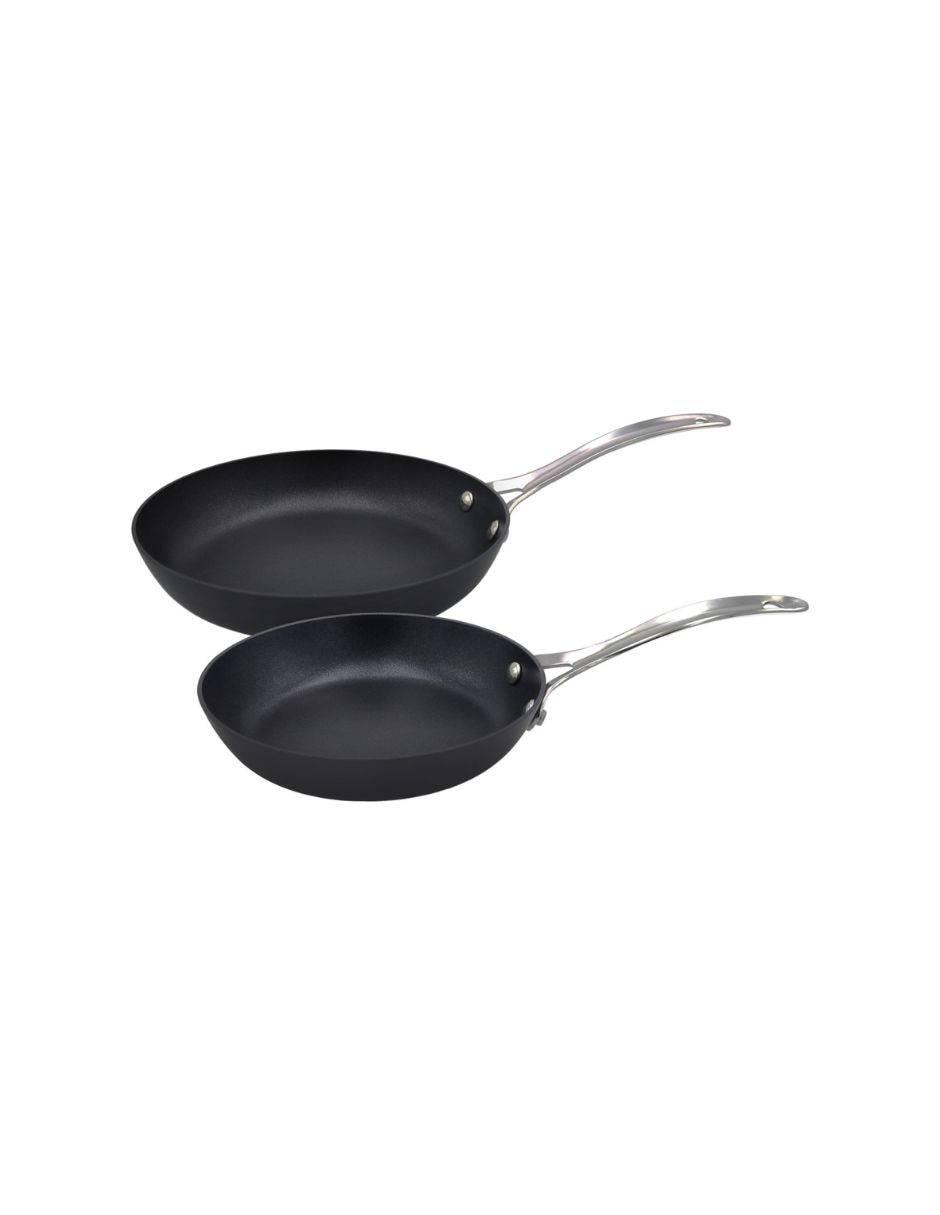 Batería de cocina de aluminio anodizado antiadherente 10 piezas 4
