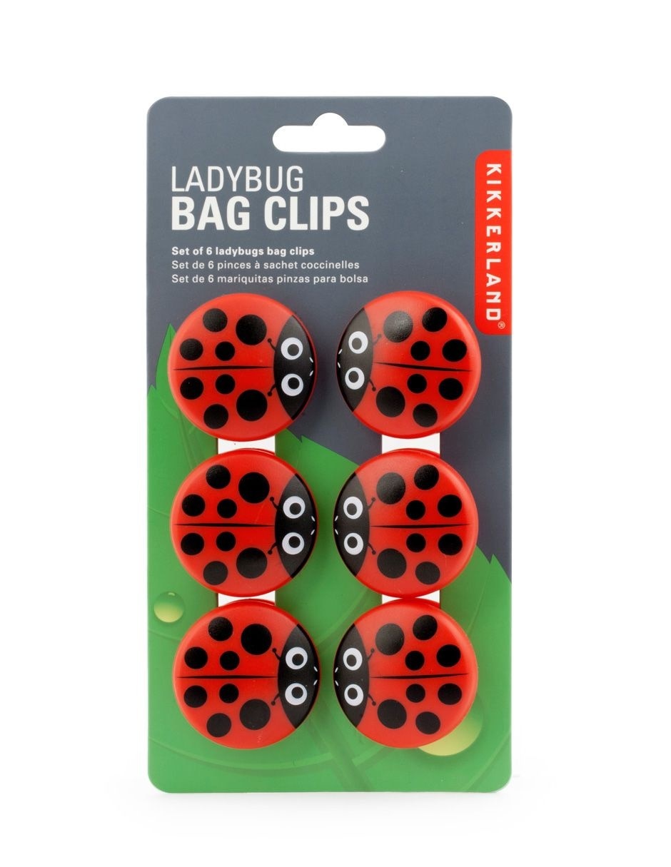 Pinza para bolsa clip Lady Bug 6 piezas 2