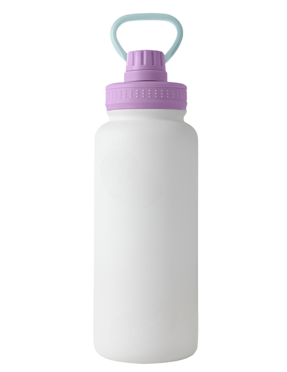 Termo para botella de acero inoxidable con tapa rosca