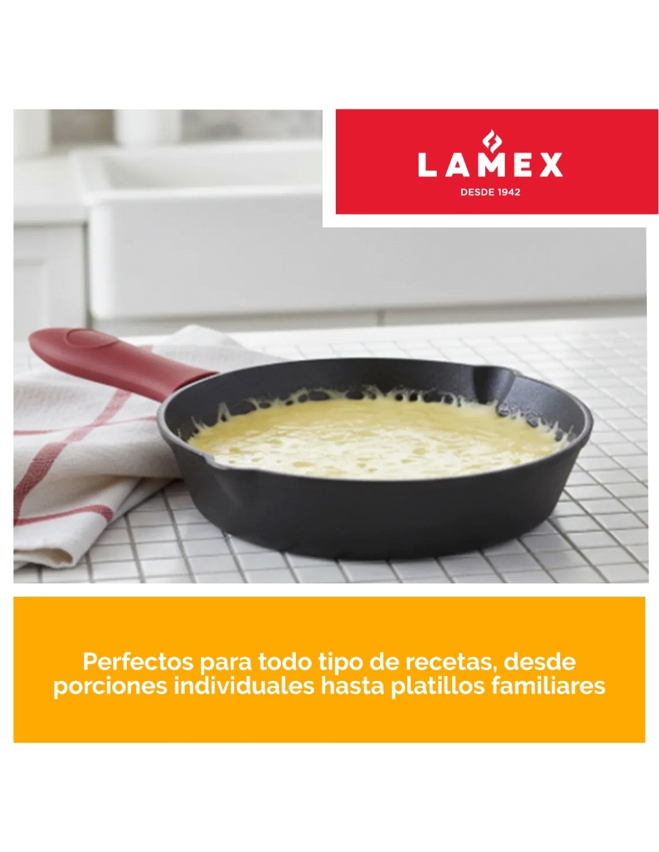 Sartén de hierro fundido 3 piezas 2