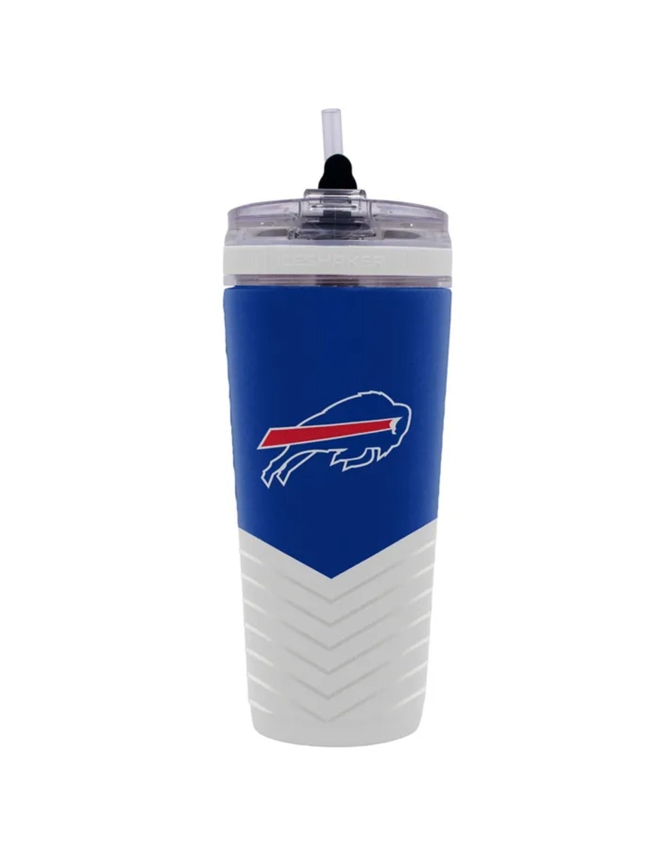Termo doble pared de acero inoxidable nfl buffalo bills con tapa rosca